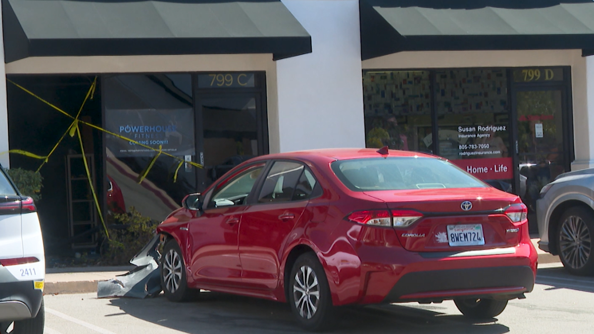 Car crashes into San Luis Obispo business